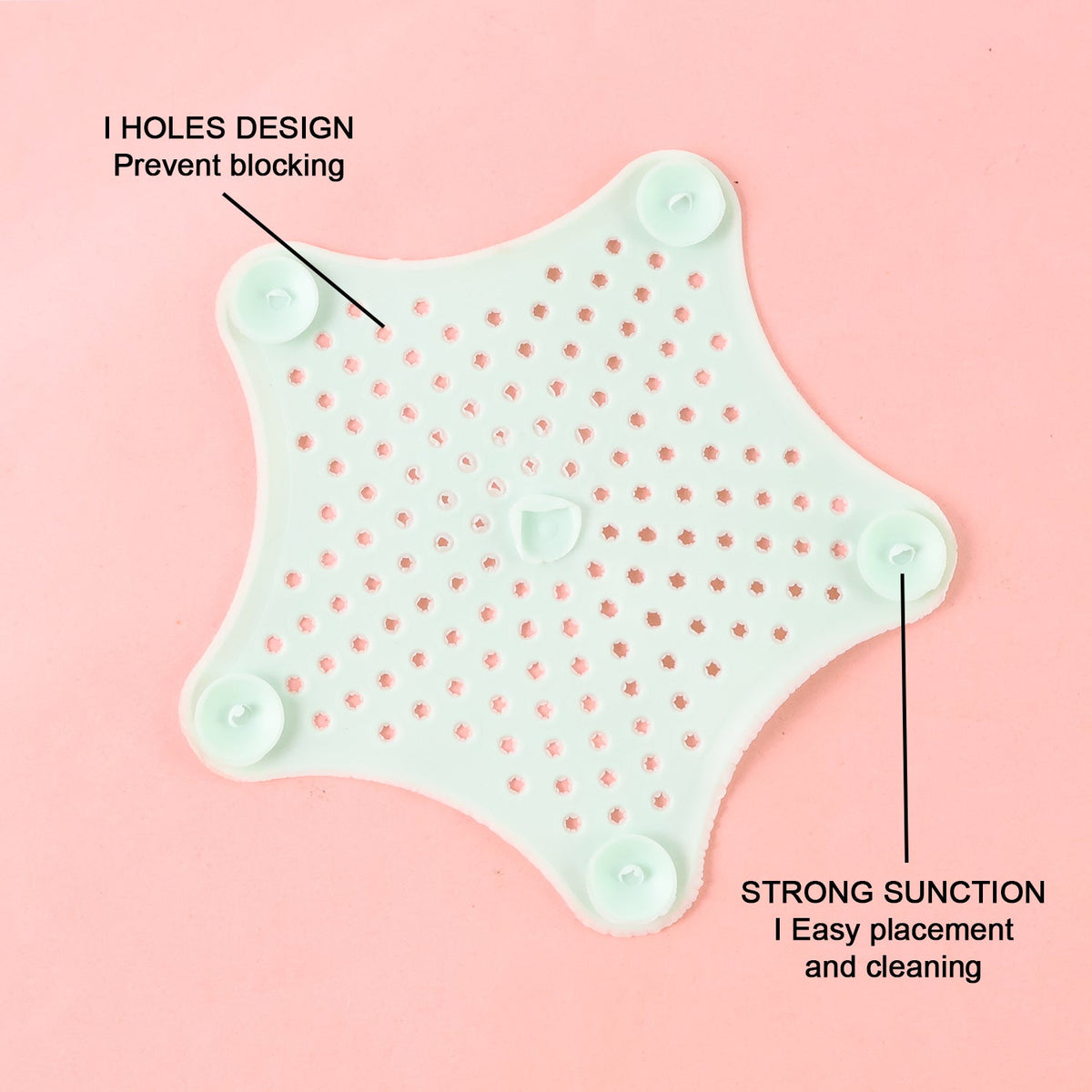 Silicone Star Shaped Sink Filter