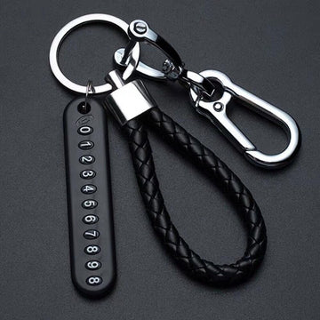 Keychain with Phone Number