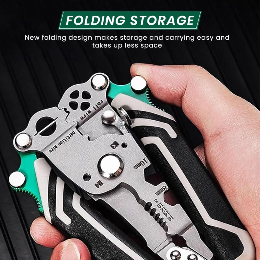 Folding Wire Stripper & Cutter Multi Tool
