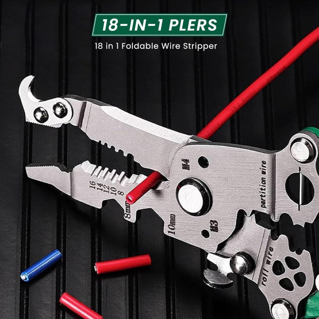 Folding Wire Stripper & Cutter Multi Tool