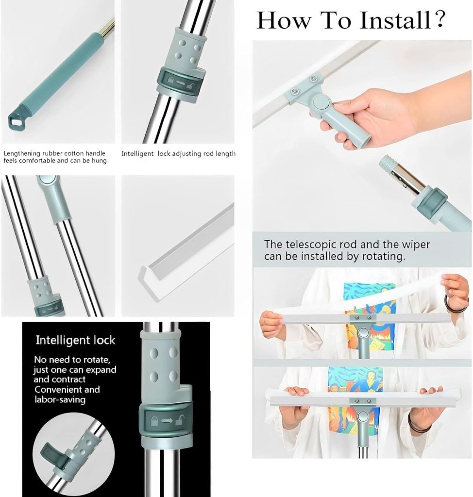 180 Degree Silicone Floor Wiper