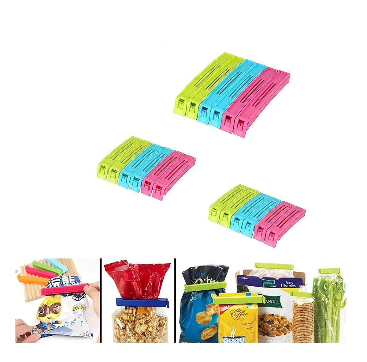 Food Bag Sealing Clips (18 Pcs)