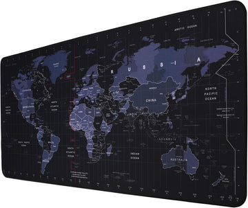 World Map Keyboard Mat