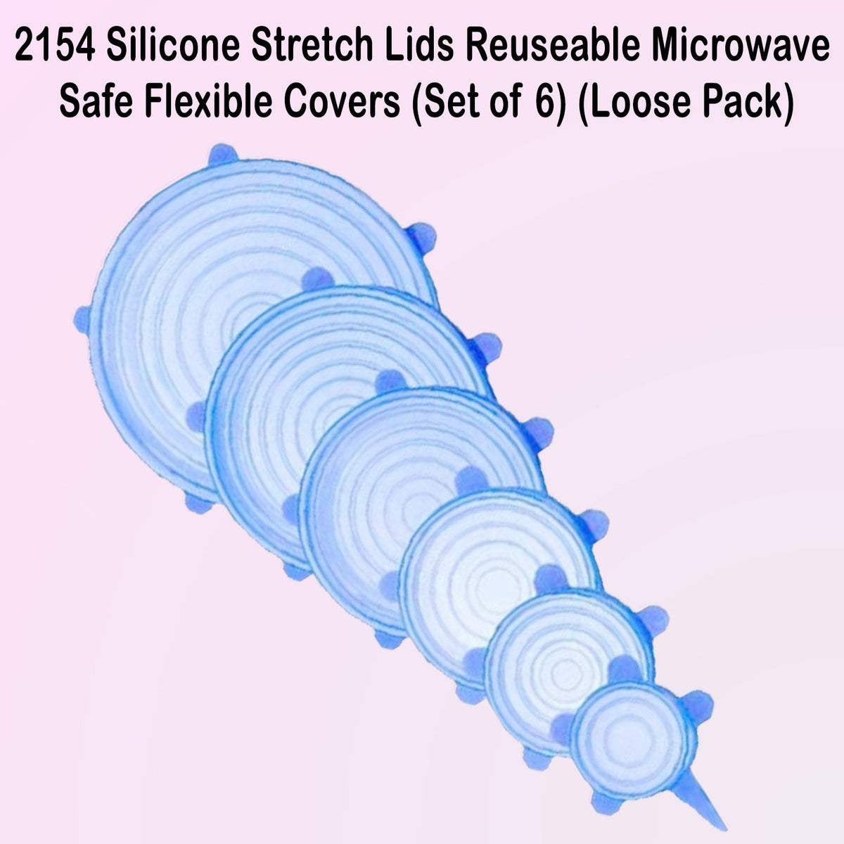Silicone Stretch Lids (6 Pcs)