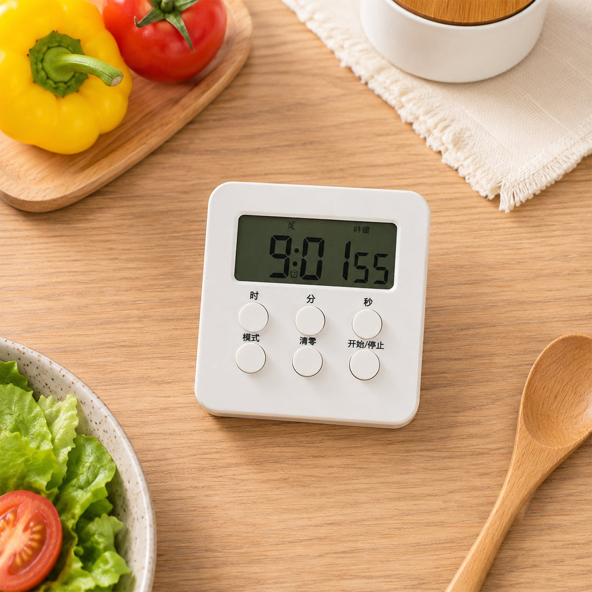 Large Digital Kitchen Timer Alarm Clock