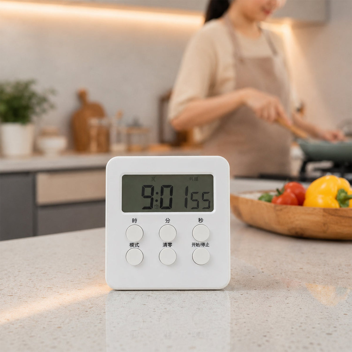 Large Digital Kitchen Timer Alarm Clock