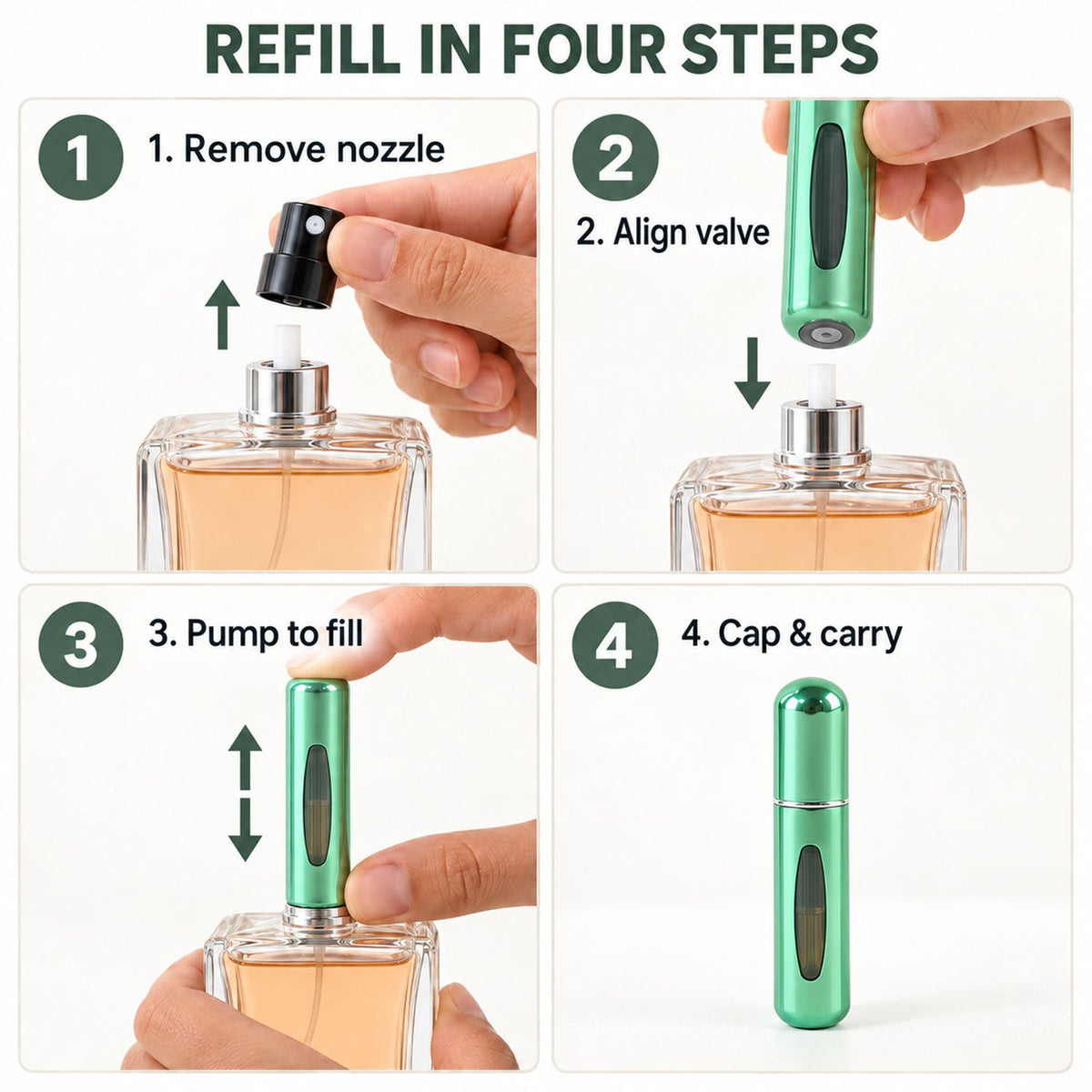Mini Portable Perfume Spray Bottle