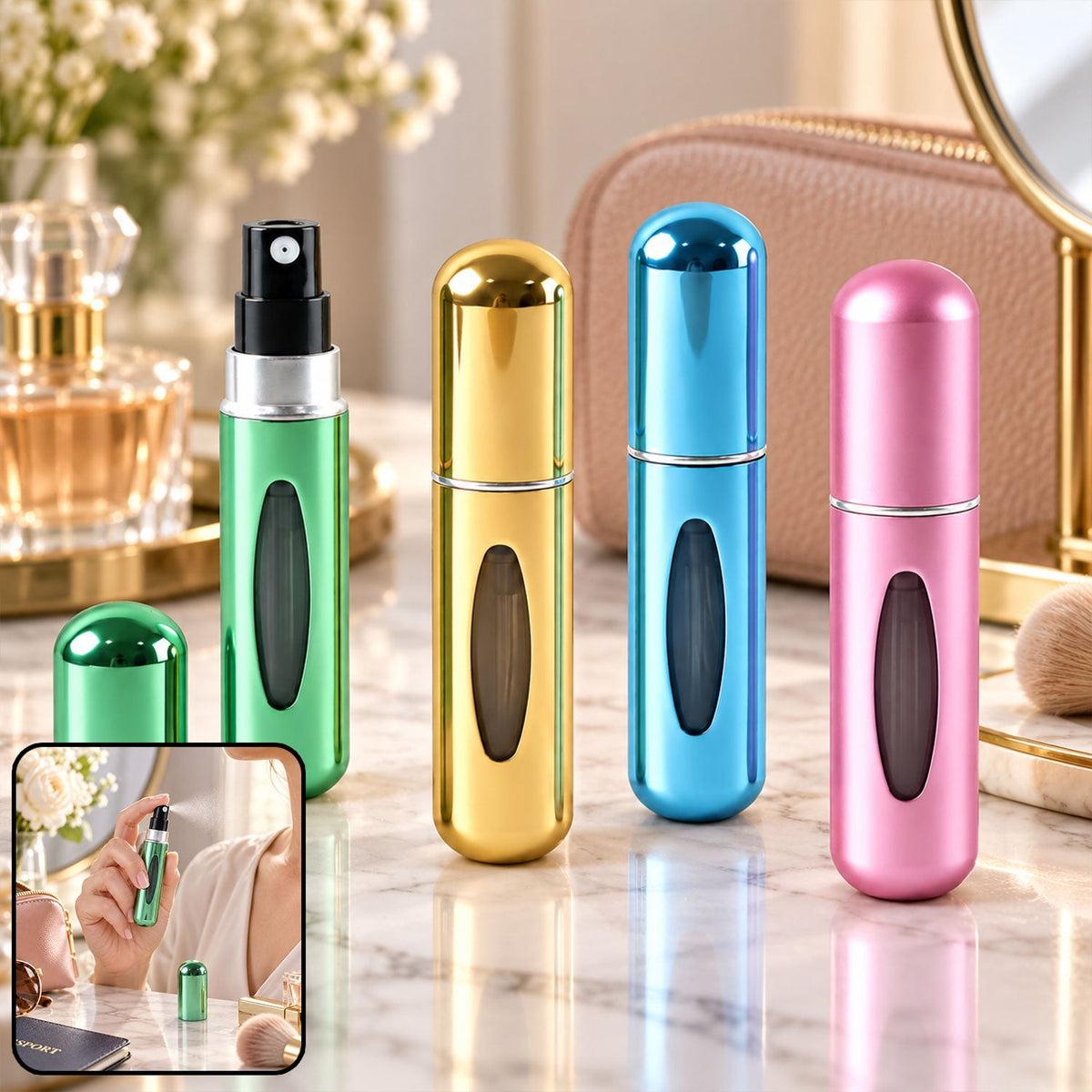 Mini Portable Perfume Spray Bottle