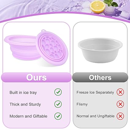 Silicone Ice Face Bath Bowl