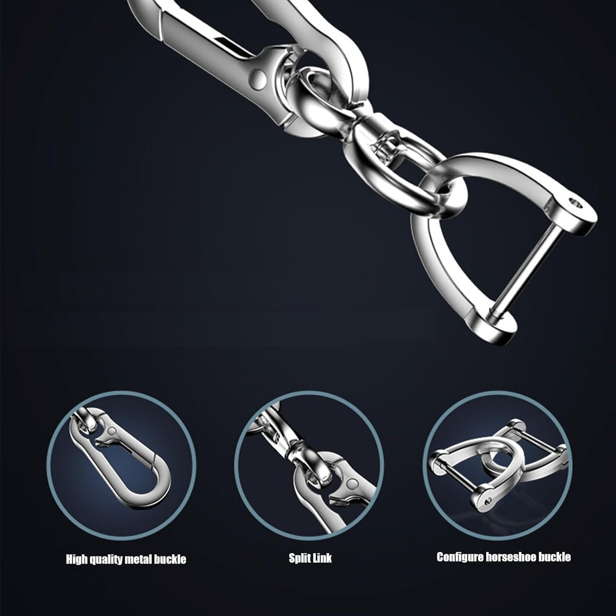 Keychain with Phone Number