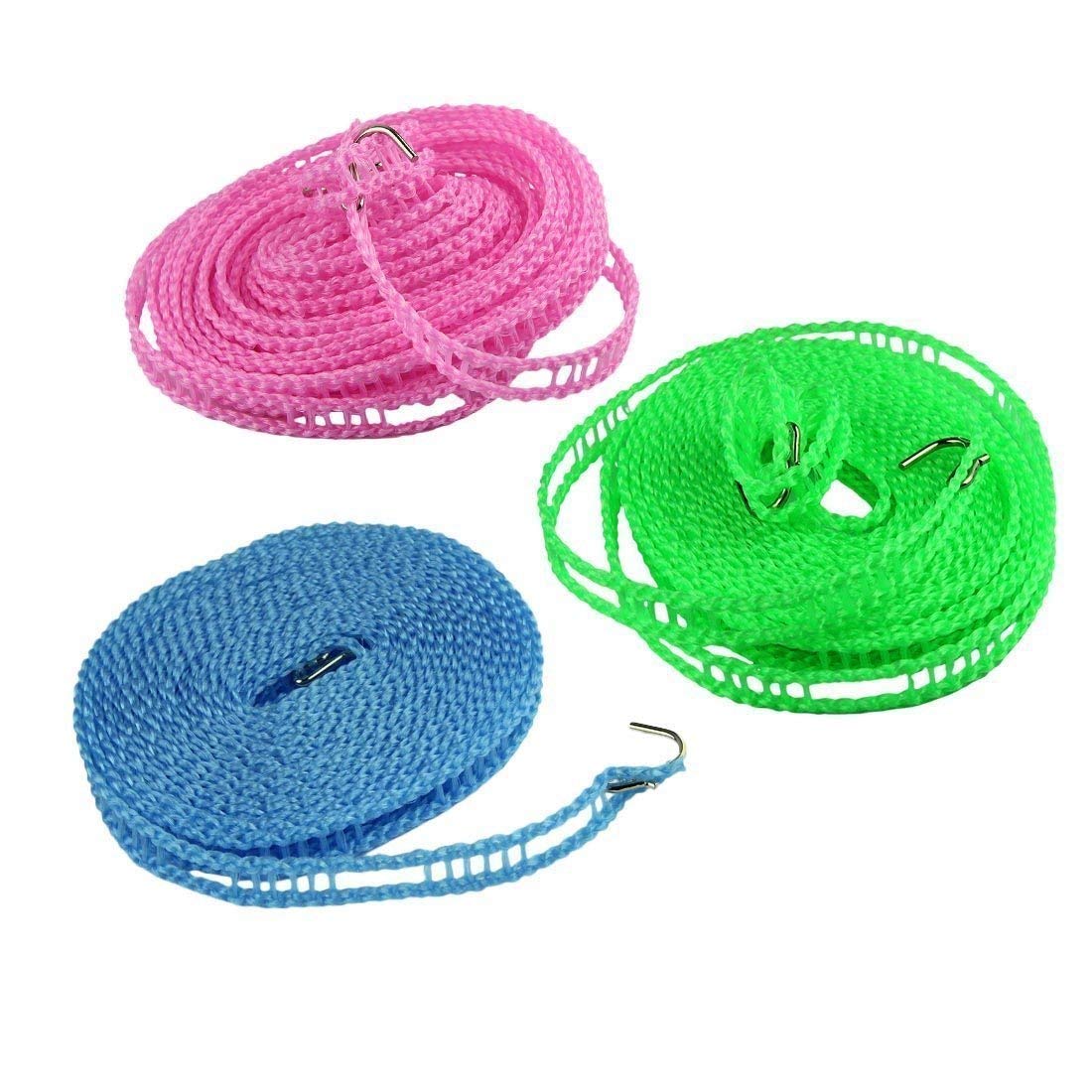 Cloth Line Rope with Hook (5 Mtr)