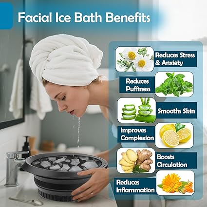 Silicone Ice Face Bath Bowl