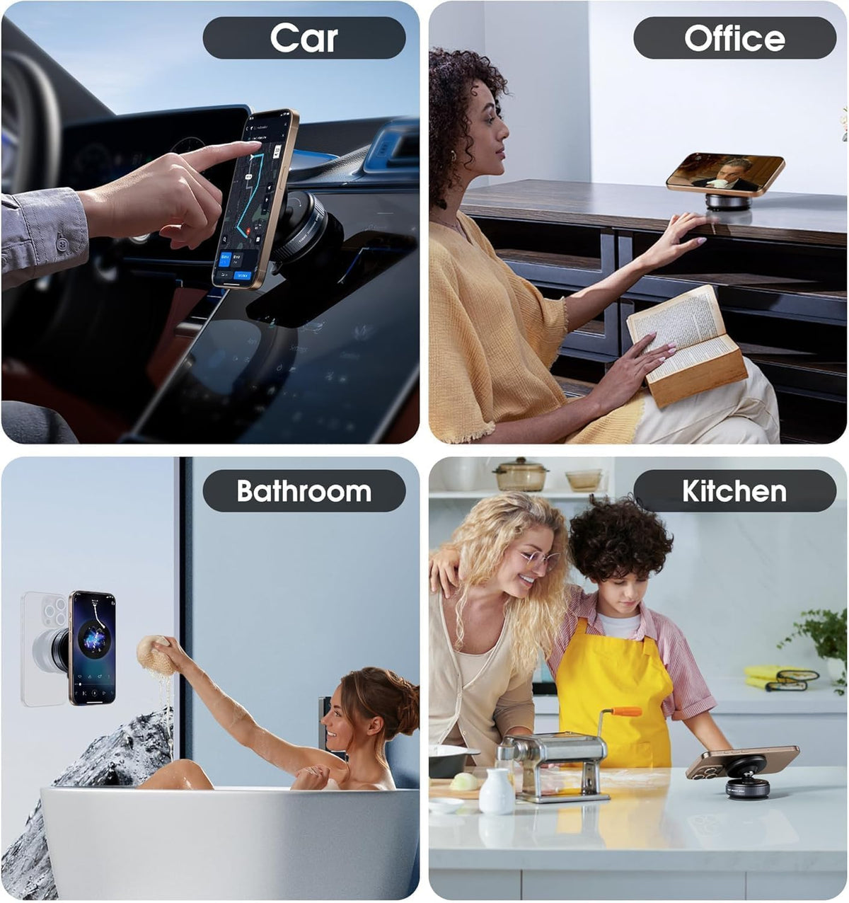 Vacuum Suction Phone Holder
