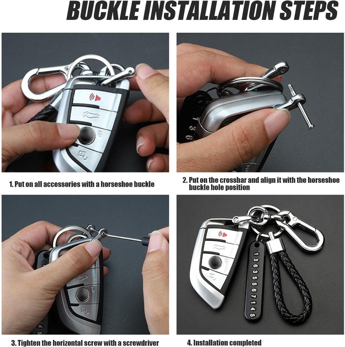 Keychain with Phone Number