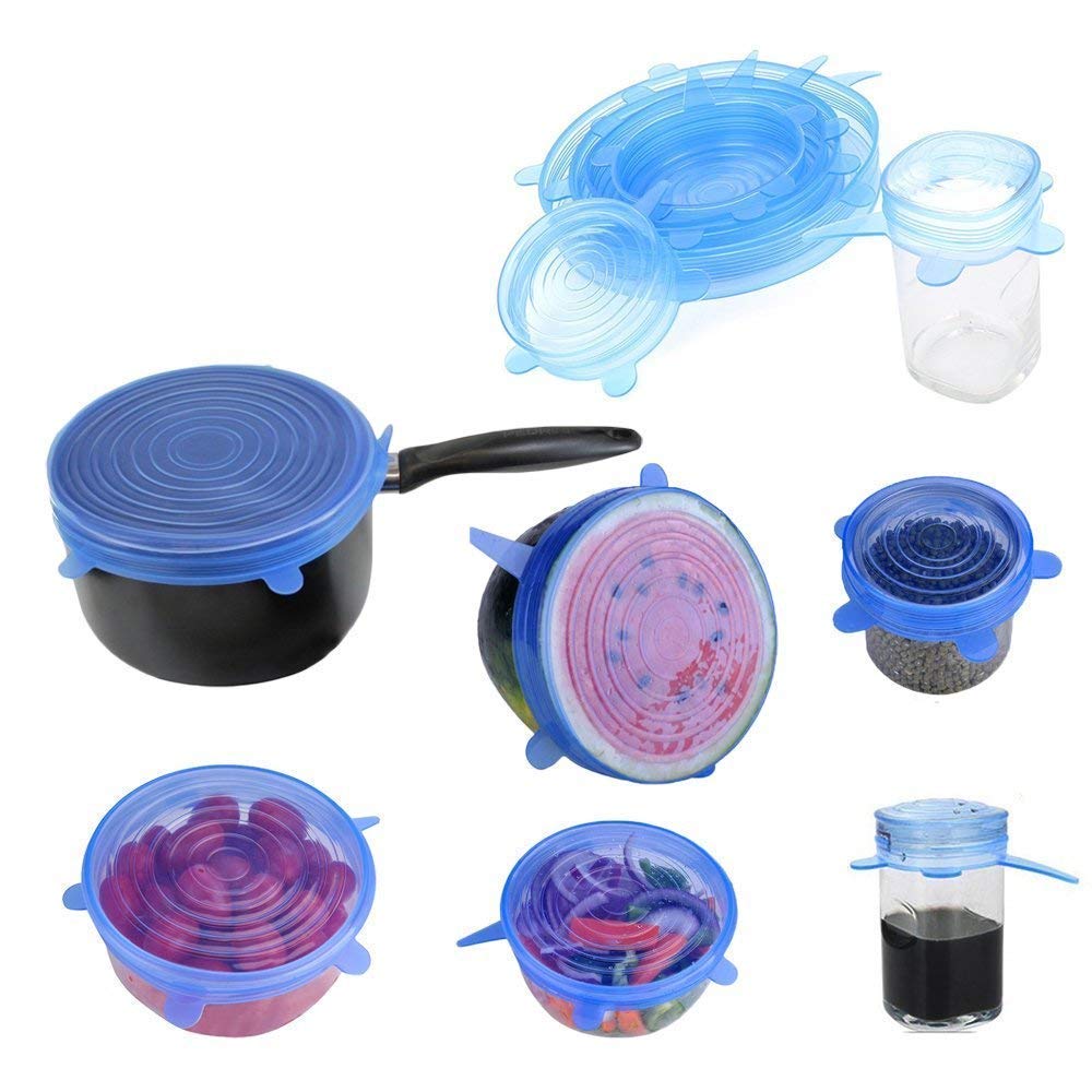 Silicone Stretch Lids (6 Pcs)