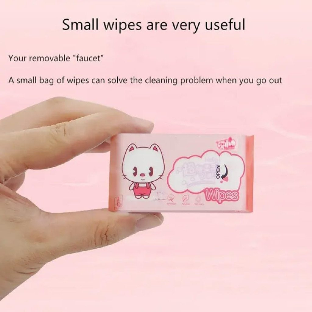 64 Pcs Mini Wet Wipes