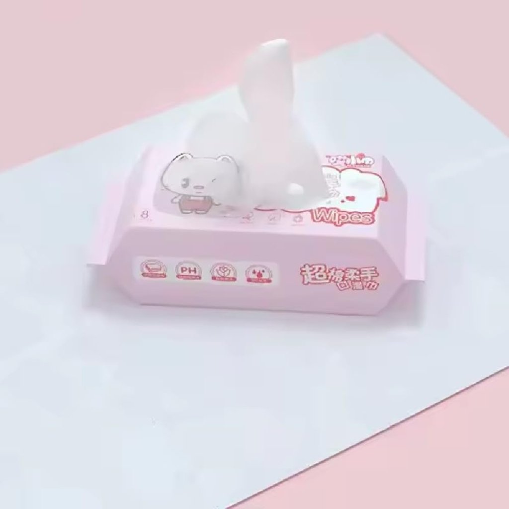 64 Pcs Mini Wet Wipes