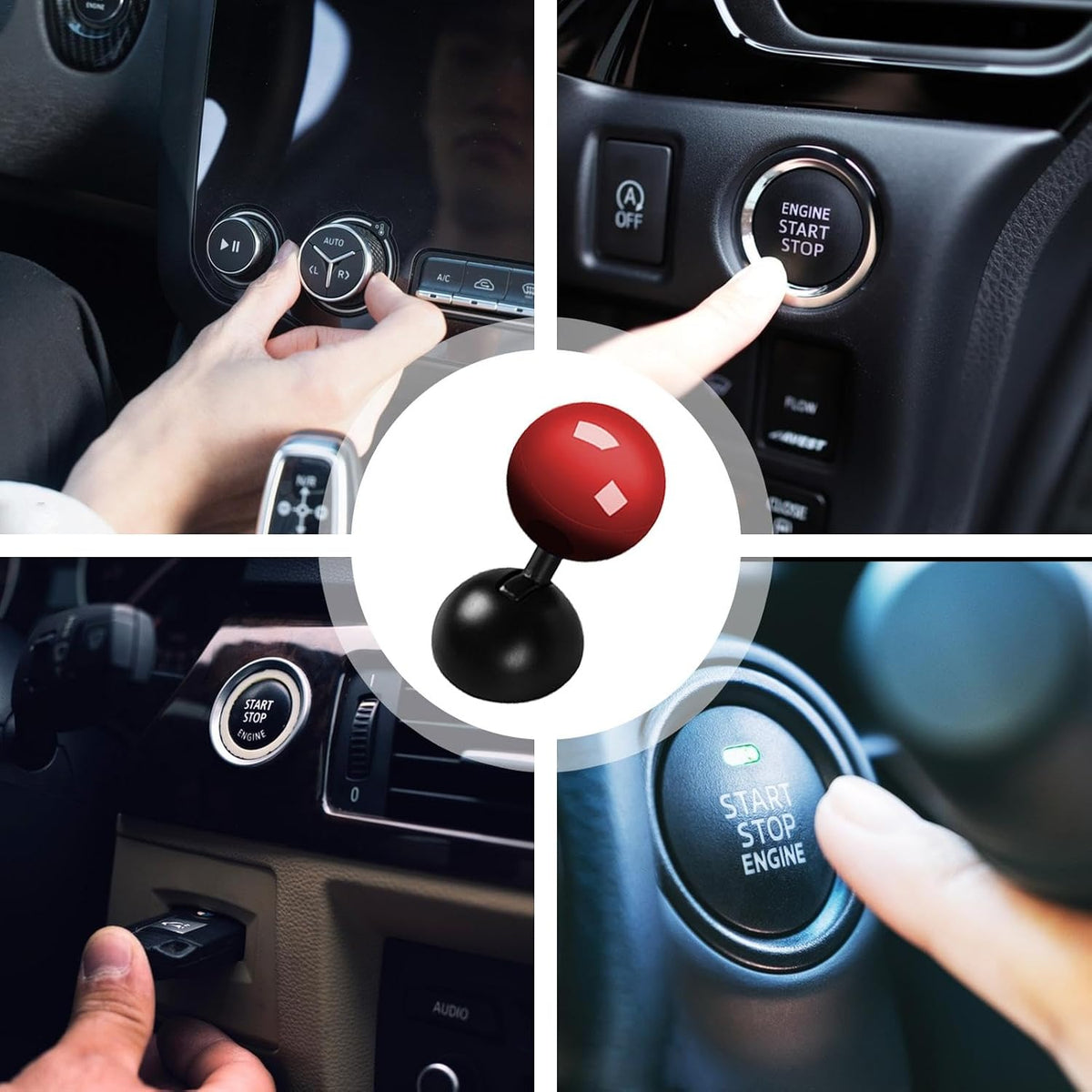 Car Push Start Button Cover