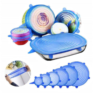 Silicone Stretch Lids (6 Pcs)