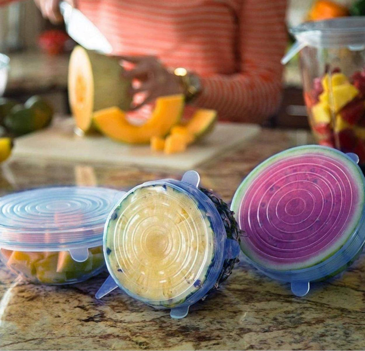 Silicone Stretch Lids (6 Pcs)