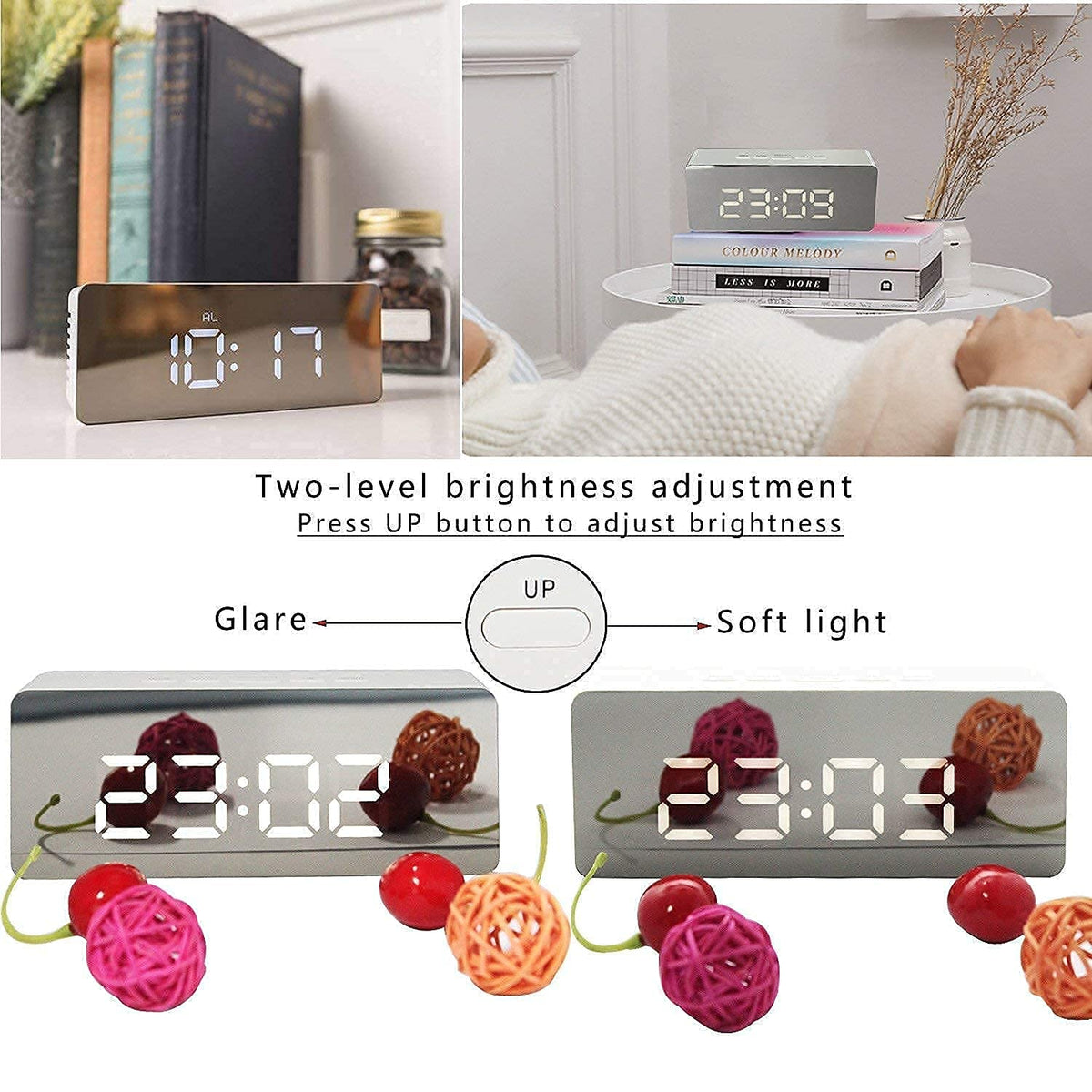 Mirror Wall Clock