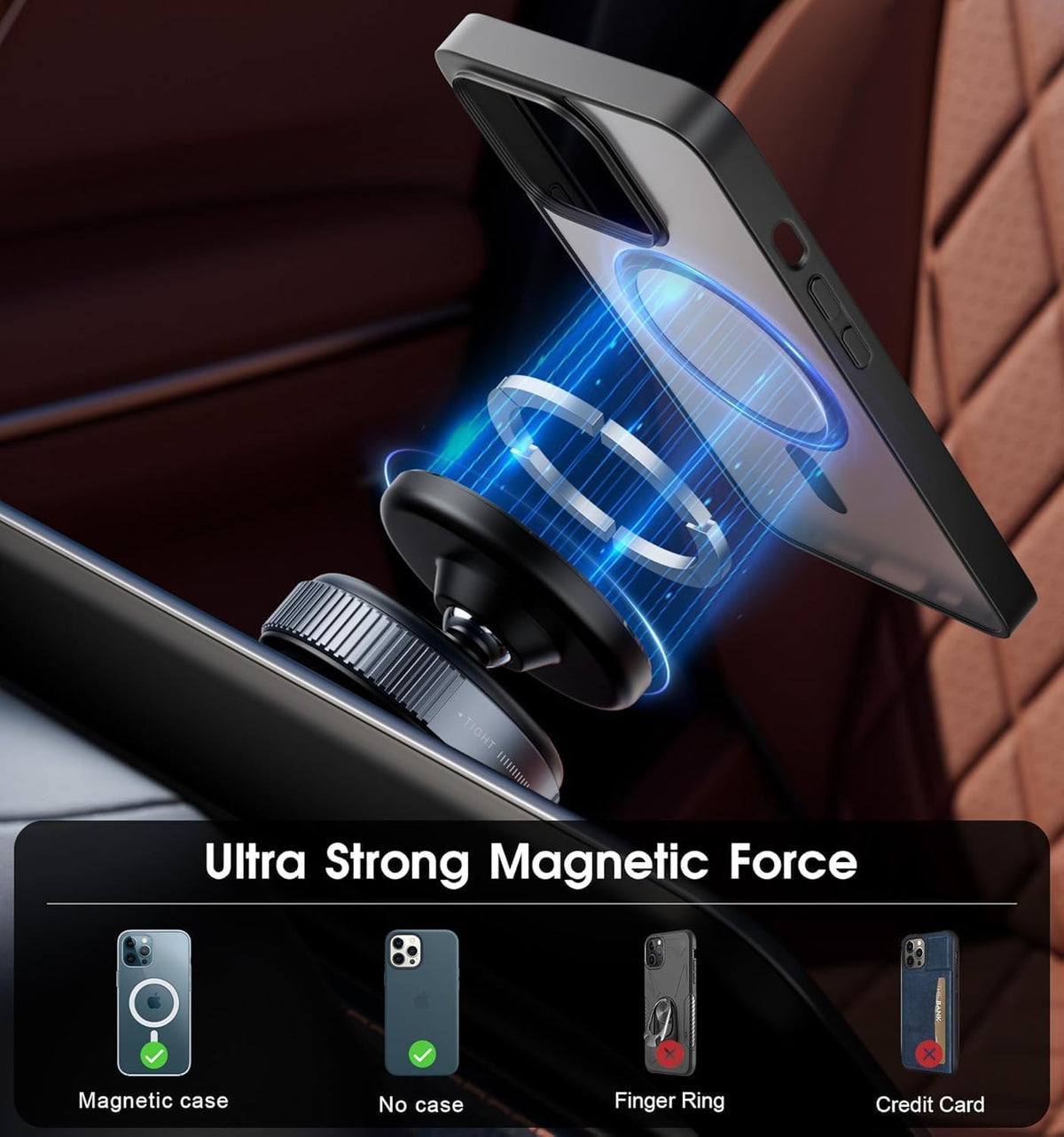 Vacuum Suction Phone Holder