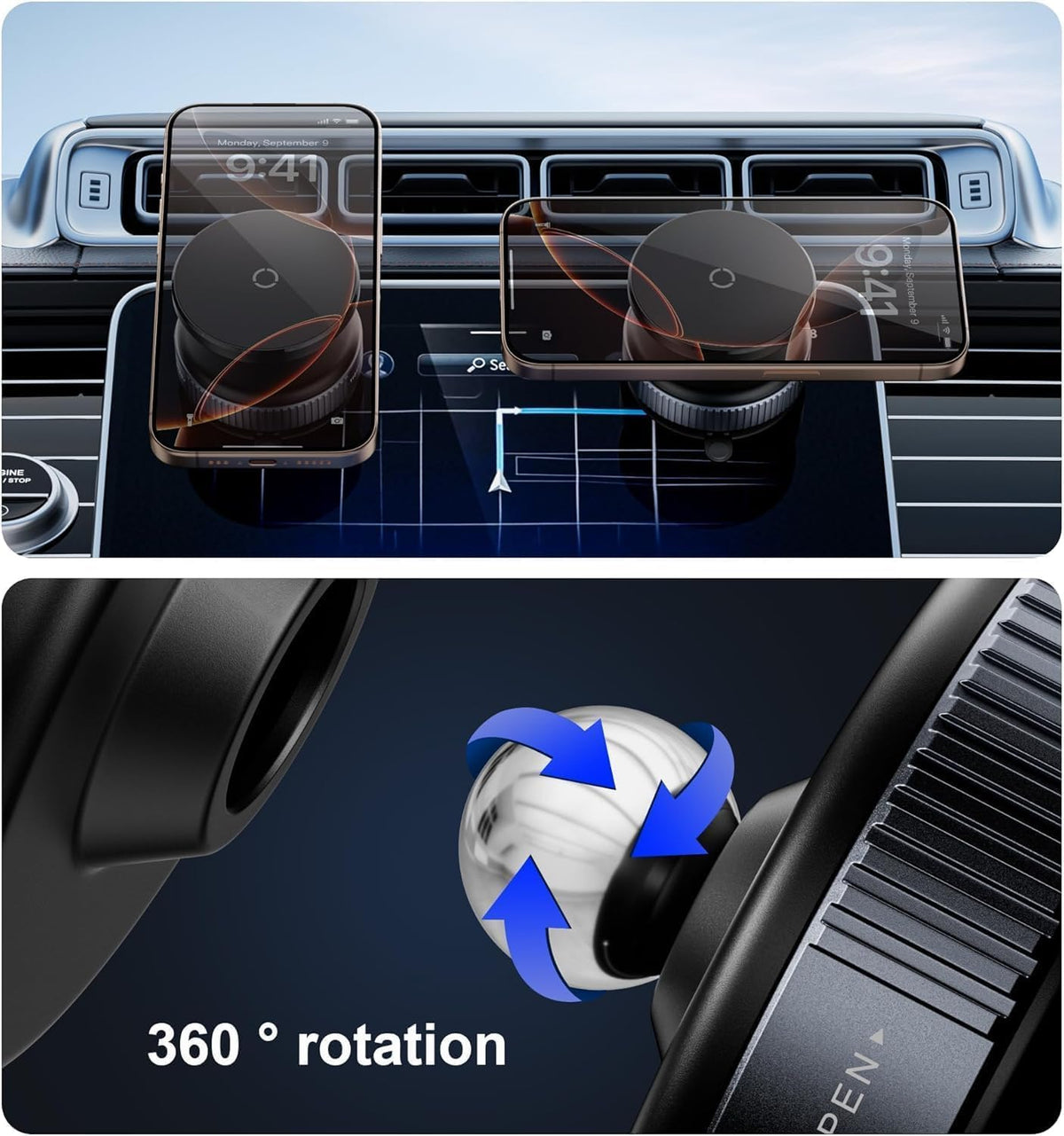 Vacuum Suction Phone Holder
