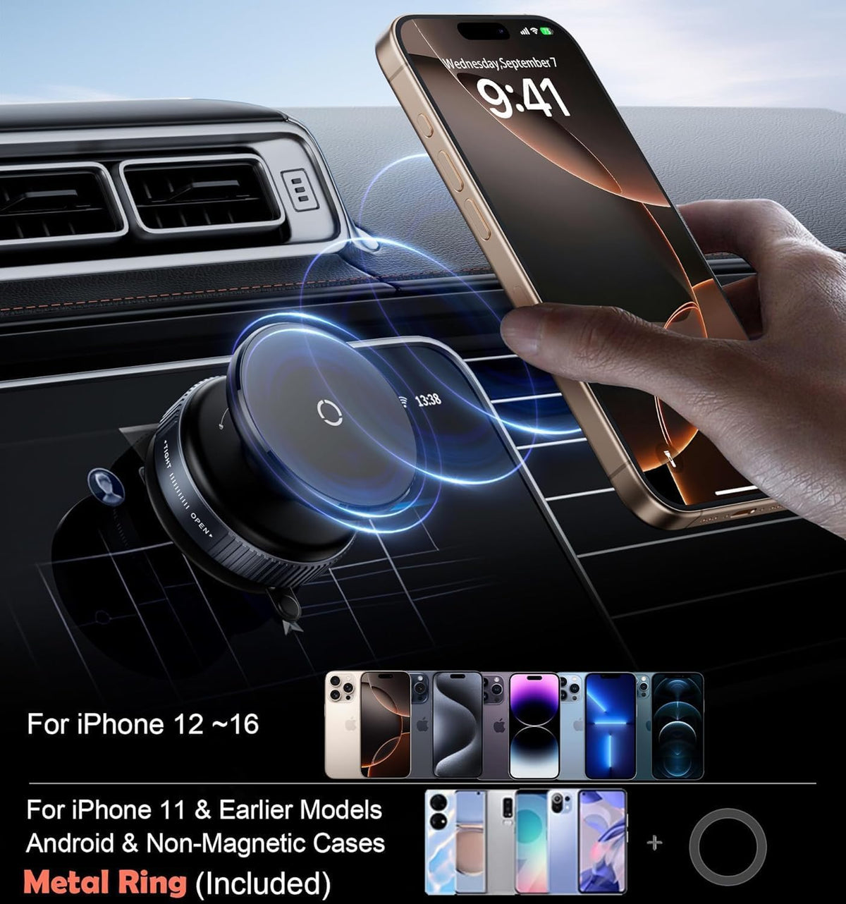 Vacuum Suction Phone Holder