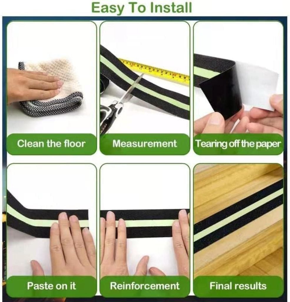 Anti Slip Glow Tape (5 cm x 5 Mtr)