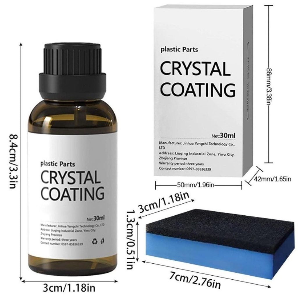 Crystal Coating Car Dashboard Polish