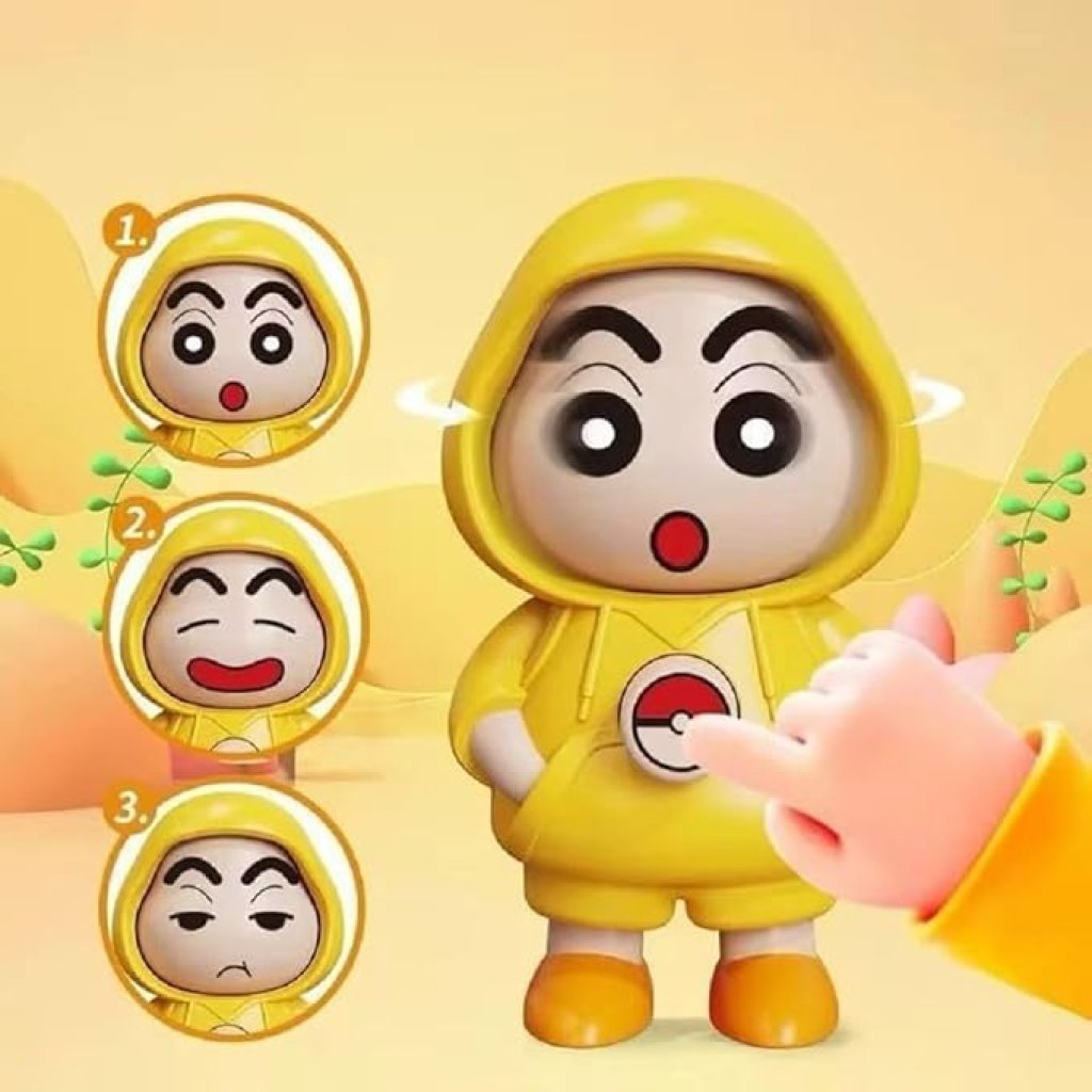 Shinchan Face Changing Keychain