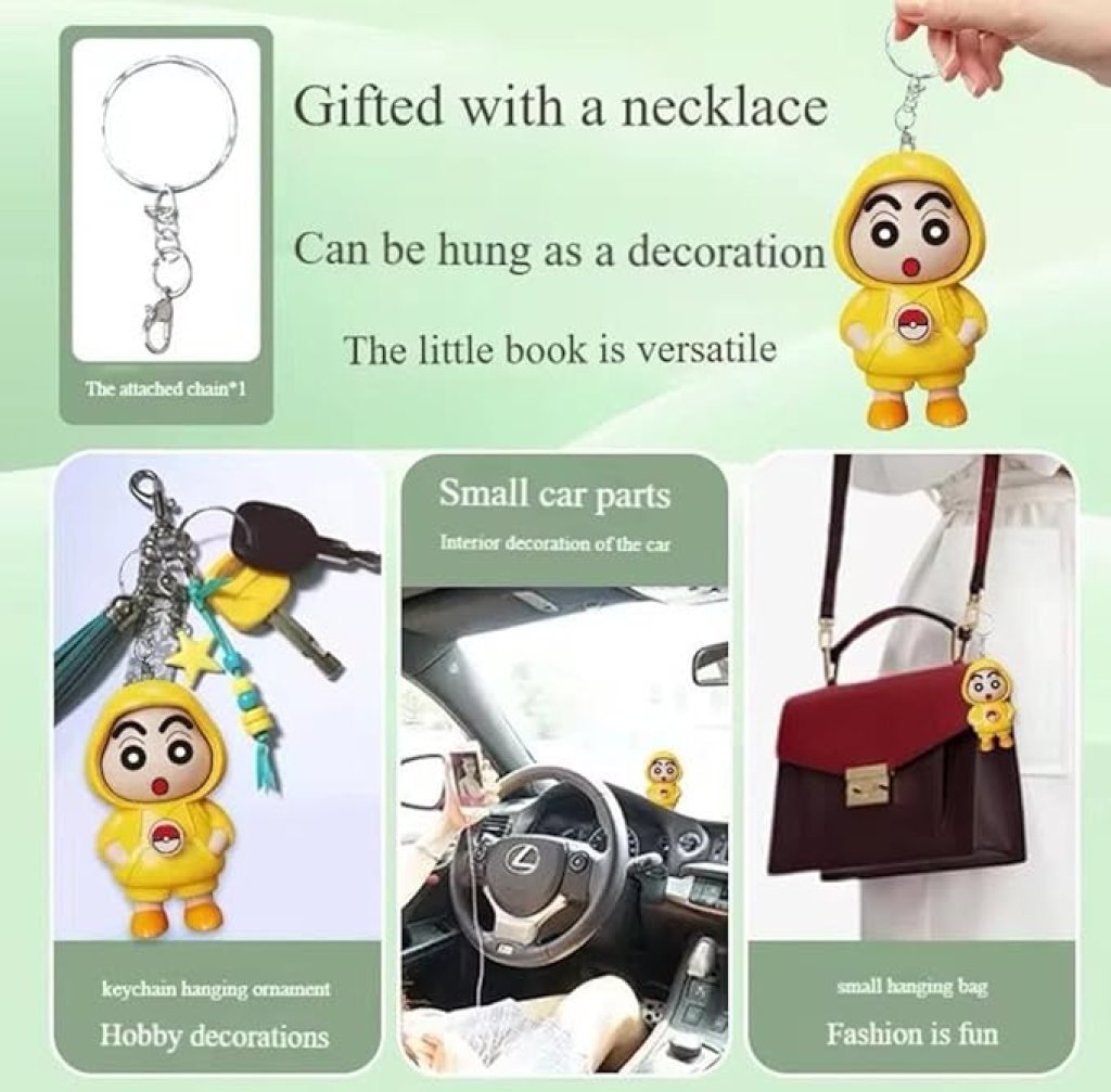 Shinchan Face Changing Keychain