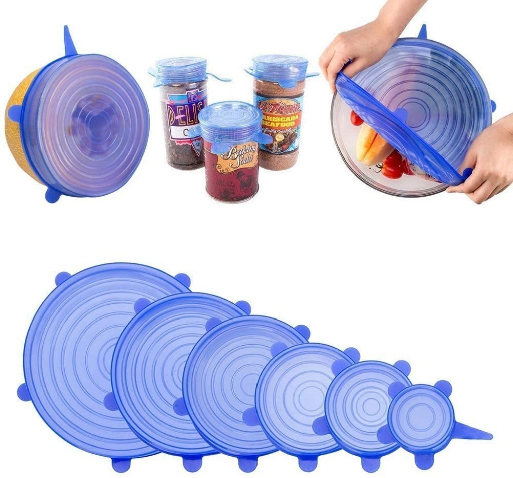 Silicone Stretch Lids (12 Pcs)