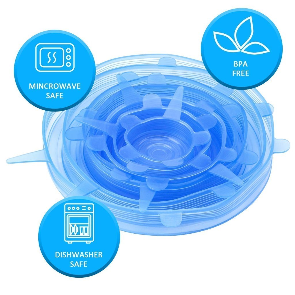 Silicone Stretch Lids (12 Pcs)