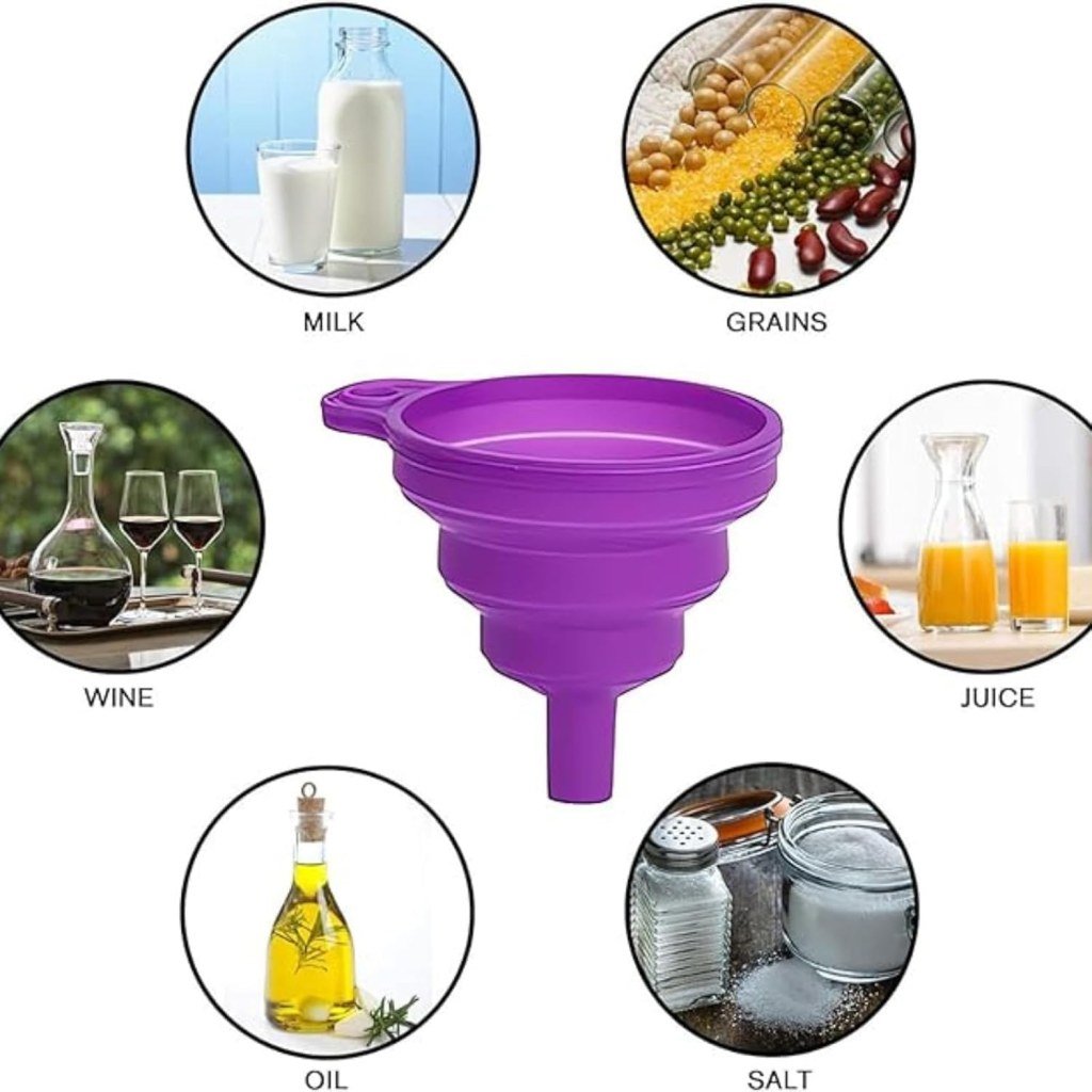 Silicone Collapsible Funnel