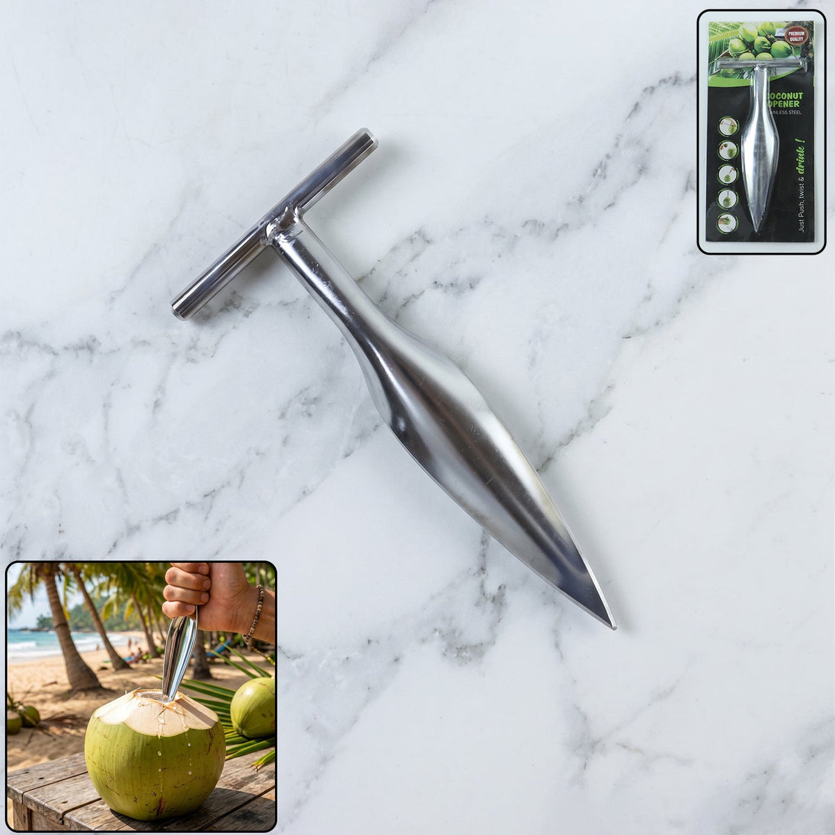 Coconut Opener (T Shape)