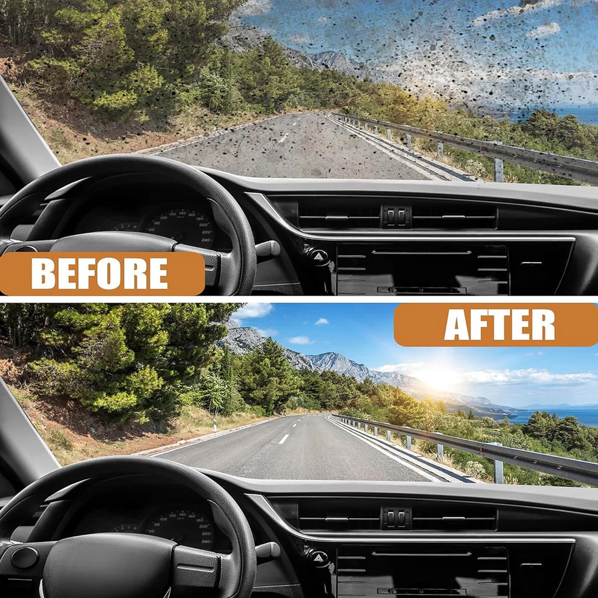 Effervescent Car Windshield Wiper Glass Cleaner Tablets