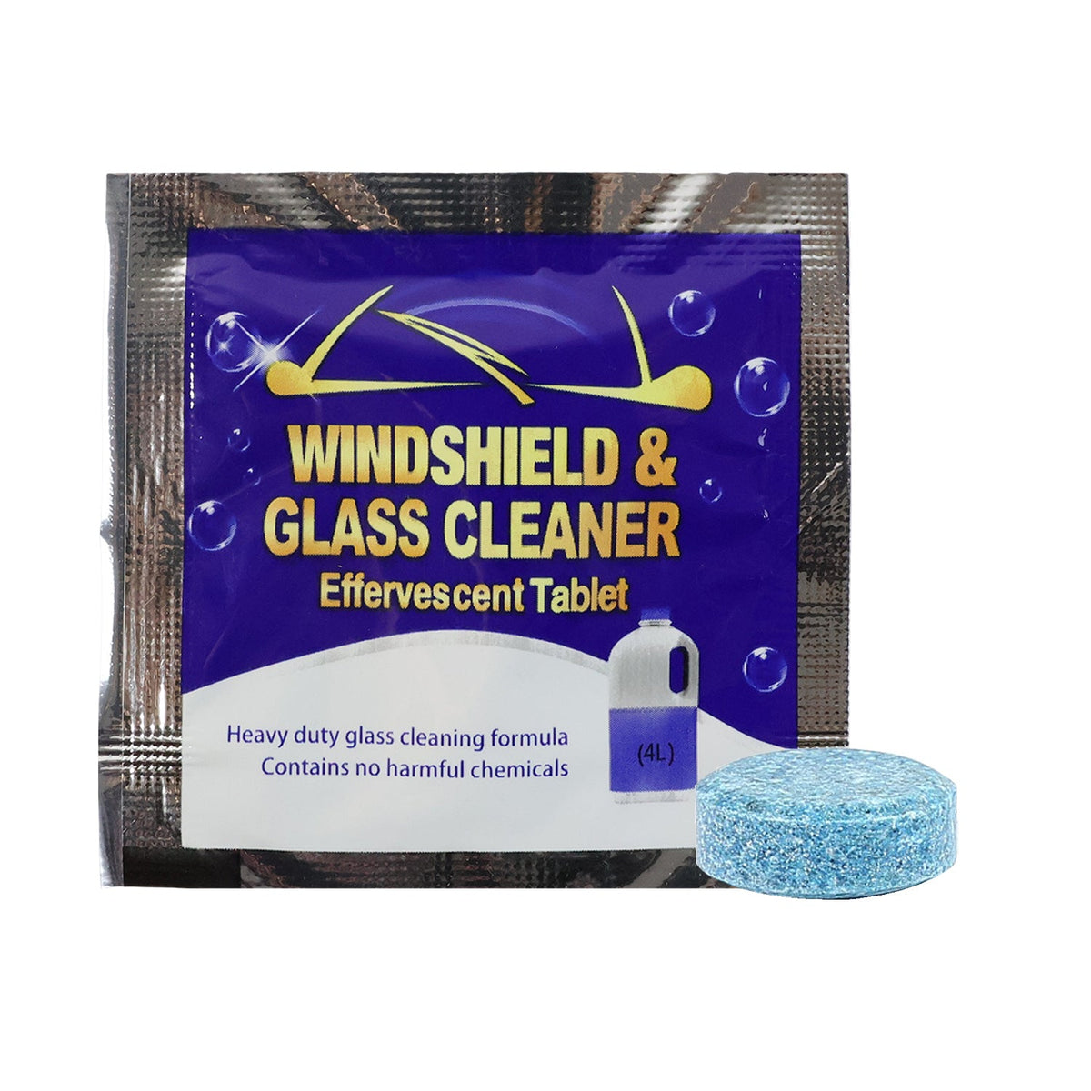 Effervescent Car Windshield Wiper Glass Cleaner Tablets