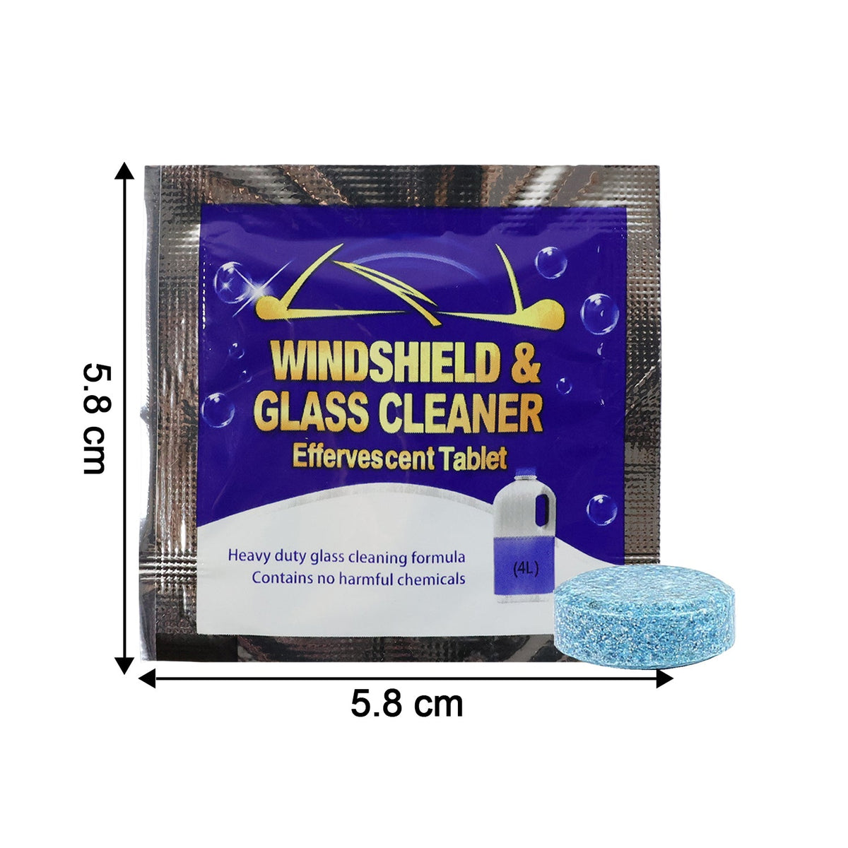 Effervescent Car Windshield Wiper Glass Cleaner Tablets