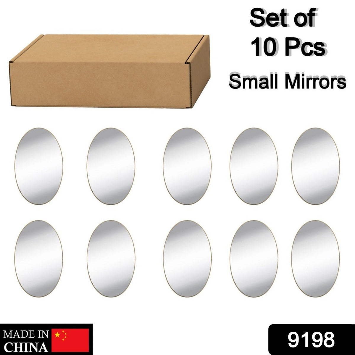 Oval Wall Mirror Sticker